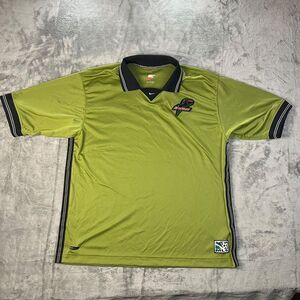 Vintage Nike‎ MLS Dallas Burn Green Soccer Football Jersey Mens X-Large Rare 90s